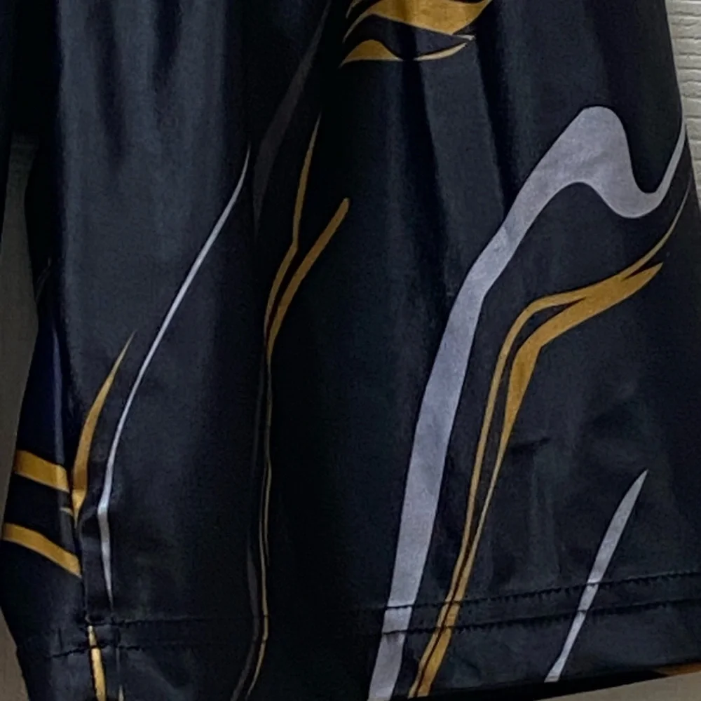 Black, Gold, and Gray Shorts, Size Youth Large